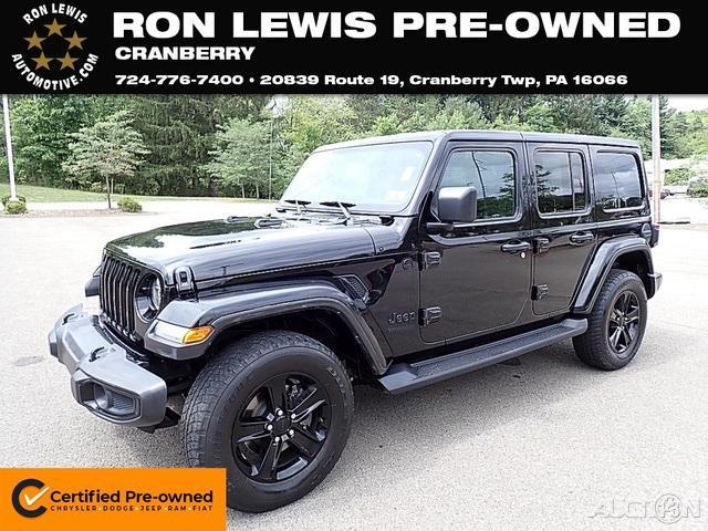 used 2021 Jeep Wrangler Unlimited car, priced at $32,589