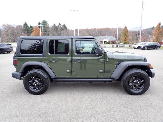 used 2021 Jeep Wrangler Unlimited car, priced at $29,055