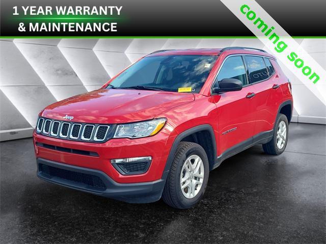 used 2021 Jeep Compass car, priced at $18,777