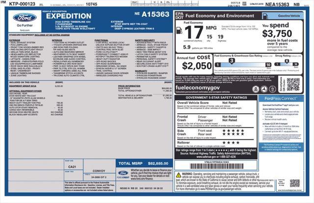 used 2022 Ford Expedition car, priced at $57,900