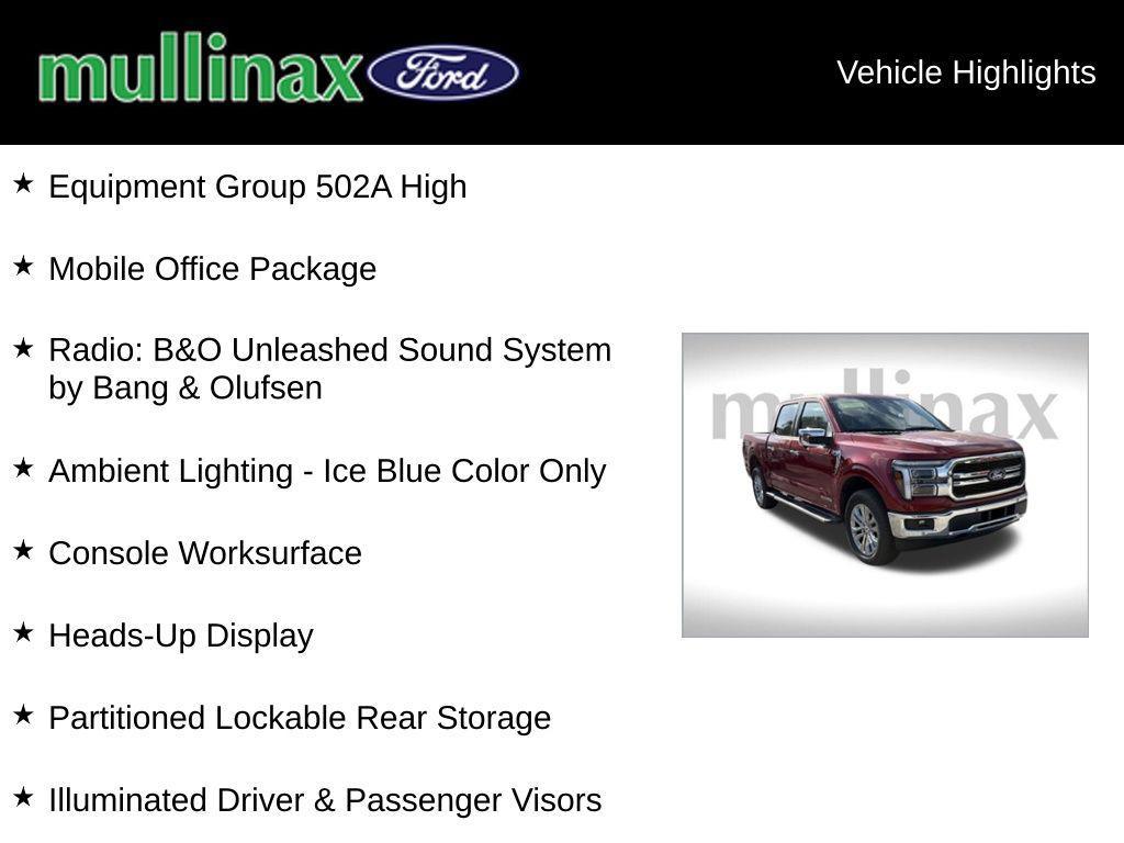 new 2025 Ford F-150 car, priced at $67,620