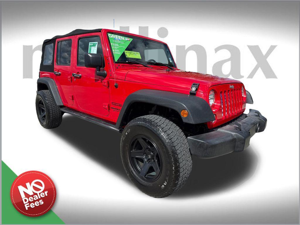 used 2016 Jeep Wrangler Unlimited car, priced at $20,900