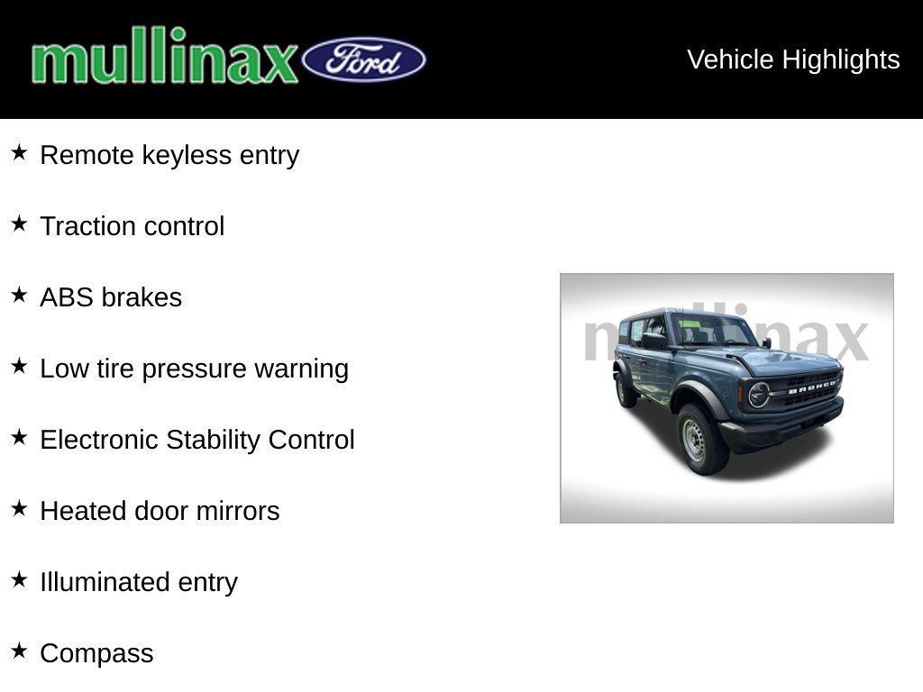 new 2025 Ford Bronco car, priced at $42,880