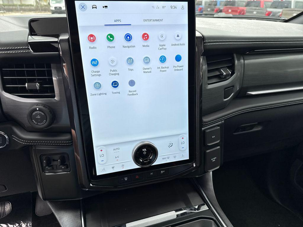 new 2025 Ford F-150 Lightning car, priced at $83,534