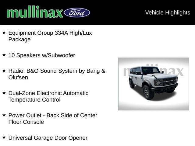 new 2024 Ford Bronco car, priced at $52,608