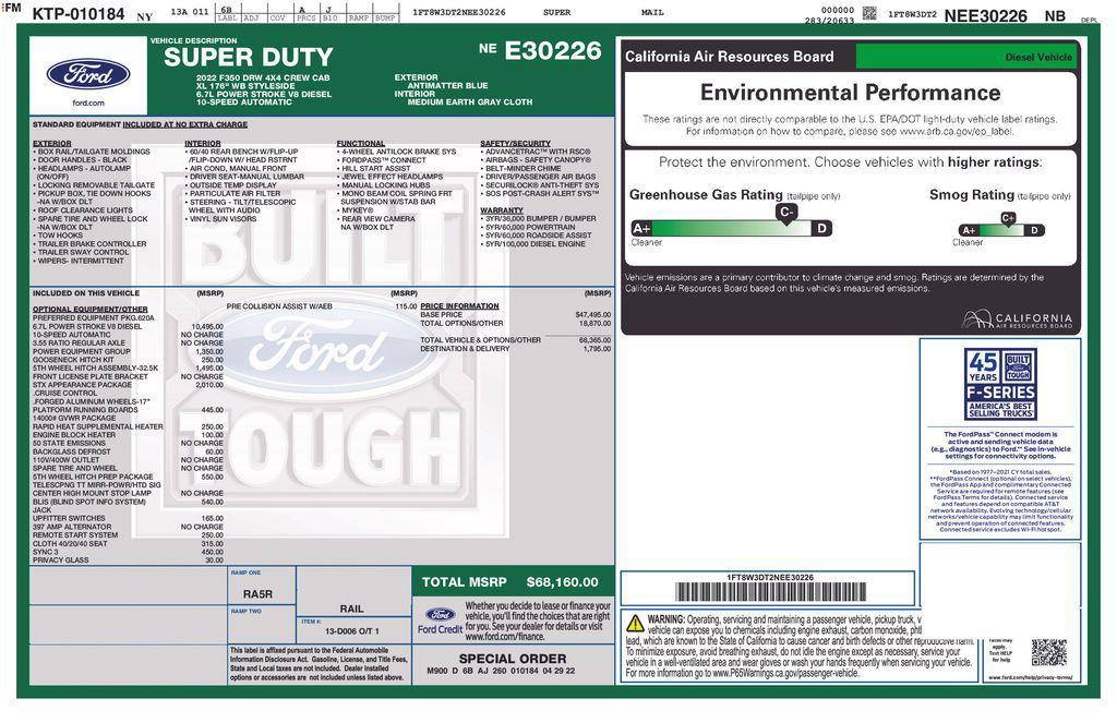 used 2022 Ford F-350 car, priced at $51,900