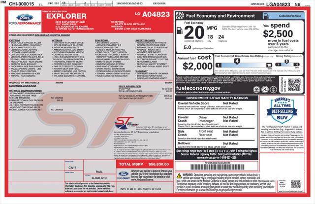 used 2020 Ford Explorer car, priced at $32,900