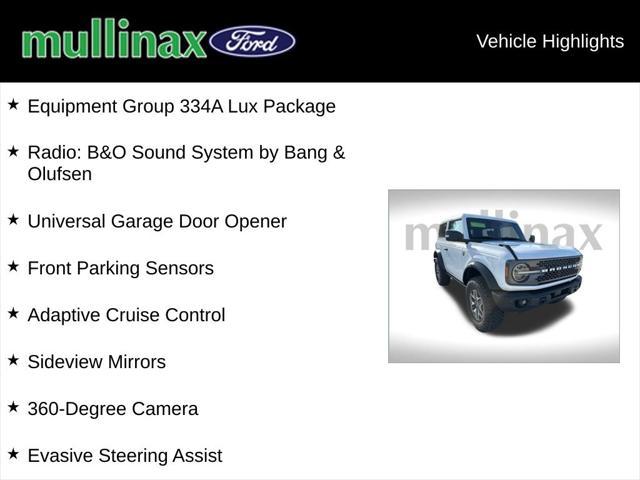 new 2025 Ford Bronco car, priced at $55,578