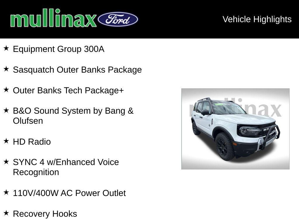 new 2025 Ford Bronco Sport car, priced at $42,451