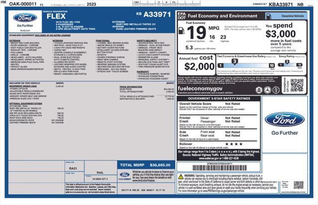 used 2019 Ford Flex car, priced at $20,900