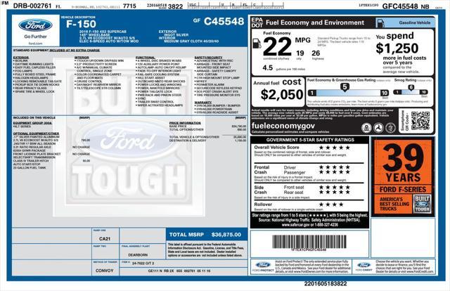 used 2016 Ford F-150 car, priced at $20,900