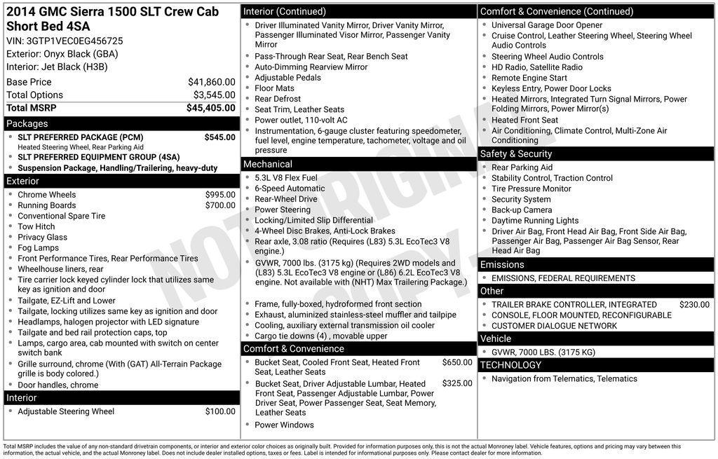 used 2014 GMC Sierra 1500 car, priced at $15,900