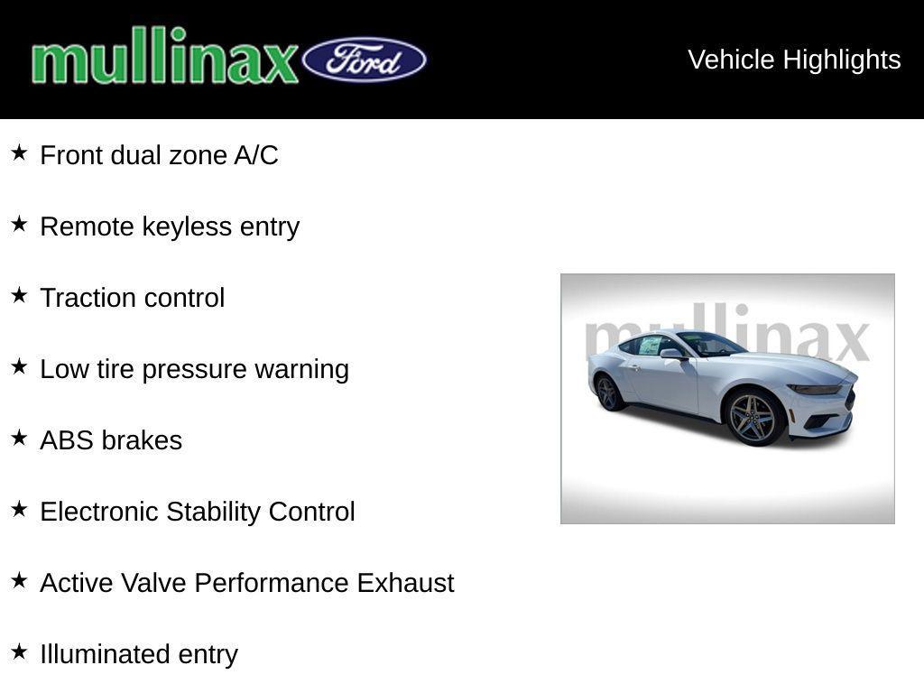 new 2025 Ford Mustang car, priced at $33,510