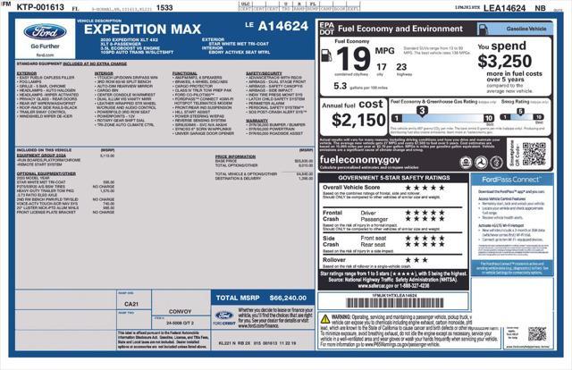 used 2020 Ford Expedition Max car, priced at $26,900