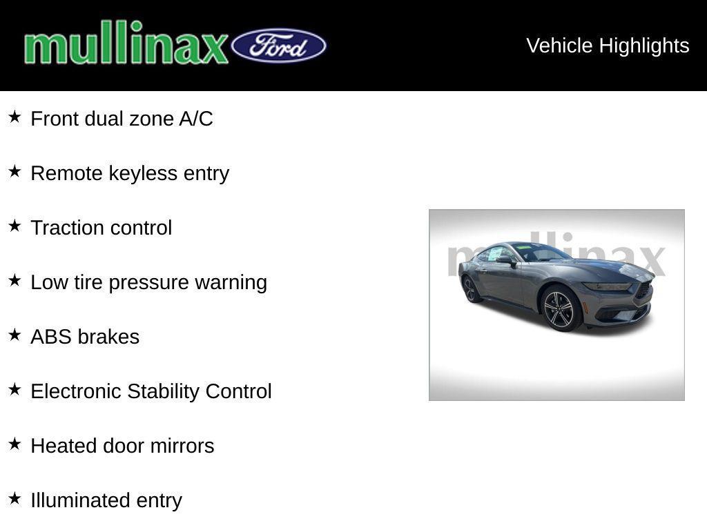 new 2025 Ford Mustang car, priced at $37,318