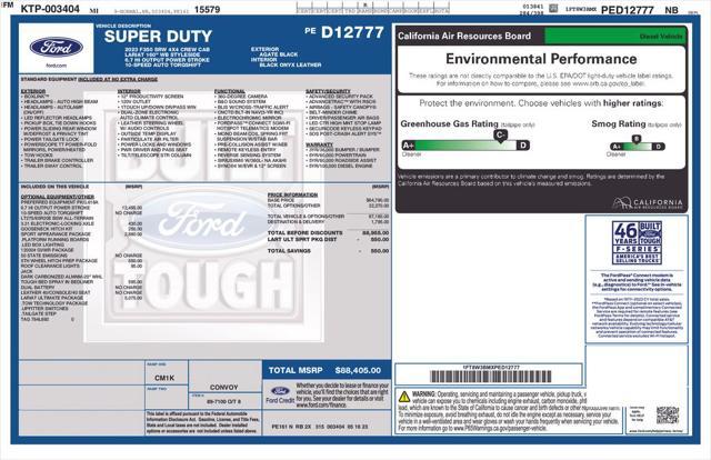 used 2023 Ford F-350 car, priced at $72,900
