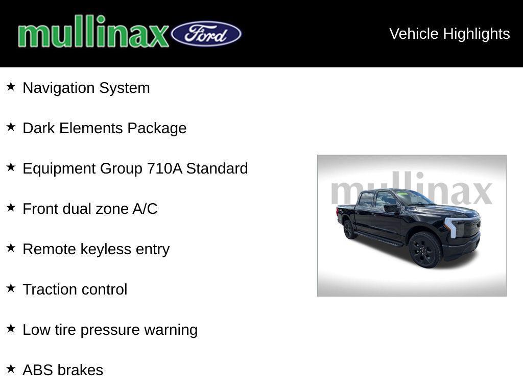 new 2025 Ford F-150 Lightning car, priced at $83,578