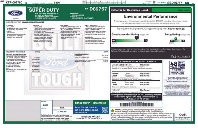 new 2025 Ford F-250 car, priced at $63,924