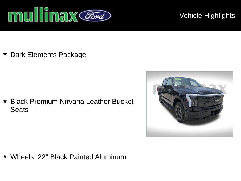 new 2025 Ford F-150 Lightning car, priced at $83,578