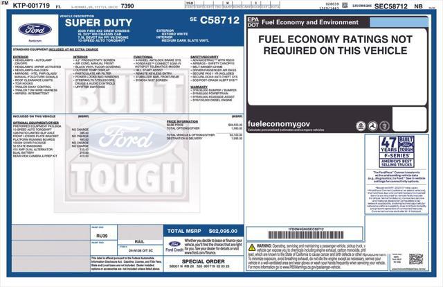 new 2025 Ford F-450 car, priced at $77,726