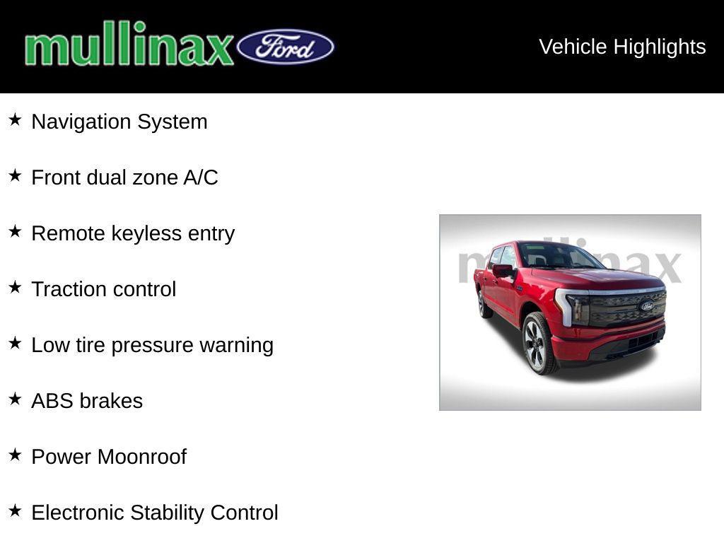new 2025 Ford F-150 Lightning car, priced at $82,476