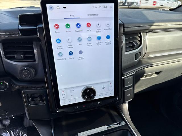 new 2025 Ford F-150 Lightning car, priced at $75,434