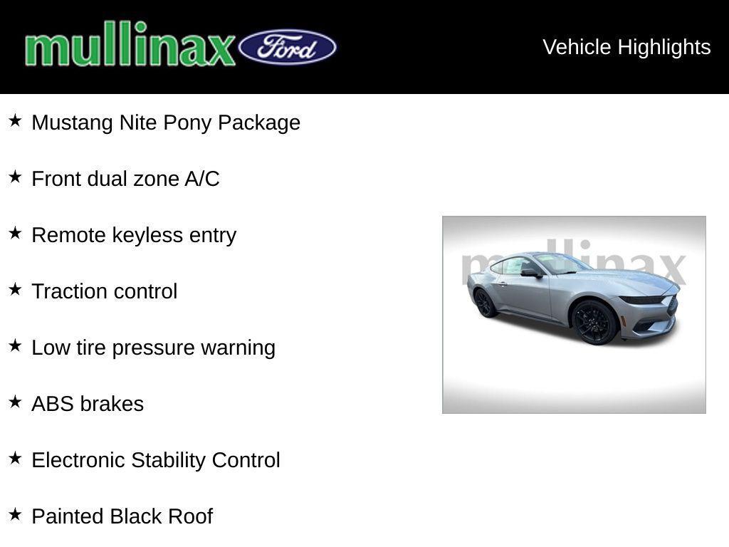 new 2025 Ford Mustang car, priced at $38,972