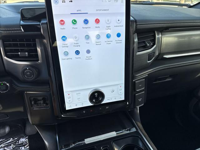 new 2025 Ford F-150 Lightning car, priced at $75,980