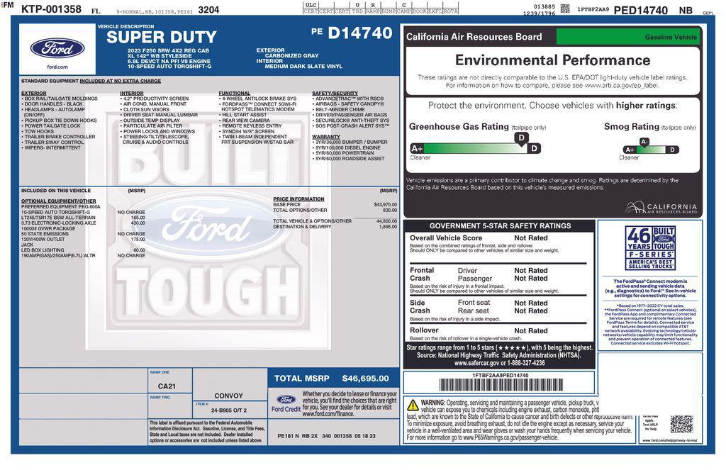 used 2023 Ford F-250 car, priced at $37,900