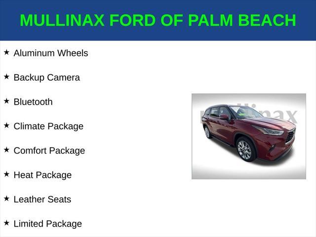 used 2023 Toyota Highlander Hybrid car, priced at $43,900