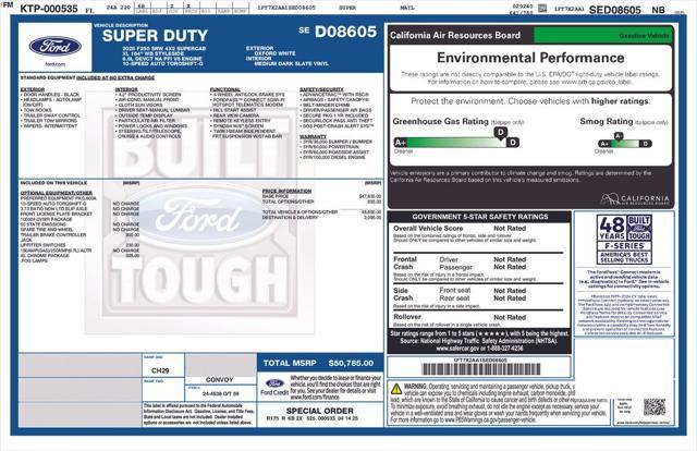 new 2025 Ford F-250 car, priced at $48,135