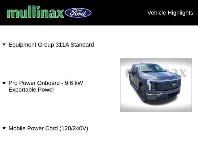 new 2025 Ford F-150 Lightning car, priced at $56,610