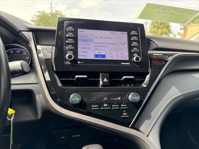 used 2021 Toyota Camry car, priced at $17,900
