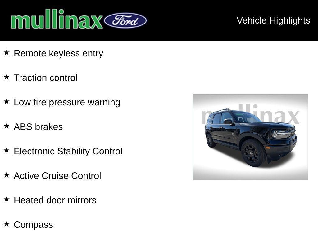 new 2025 Ford Bronco Sport car, priced at $33,926