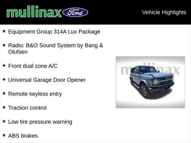 new 2025 Ford Bronco car, priced at $54,071