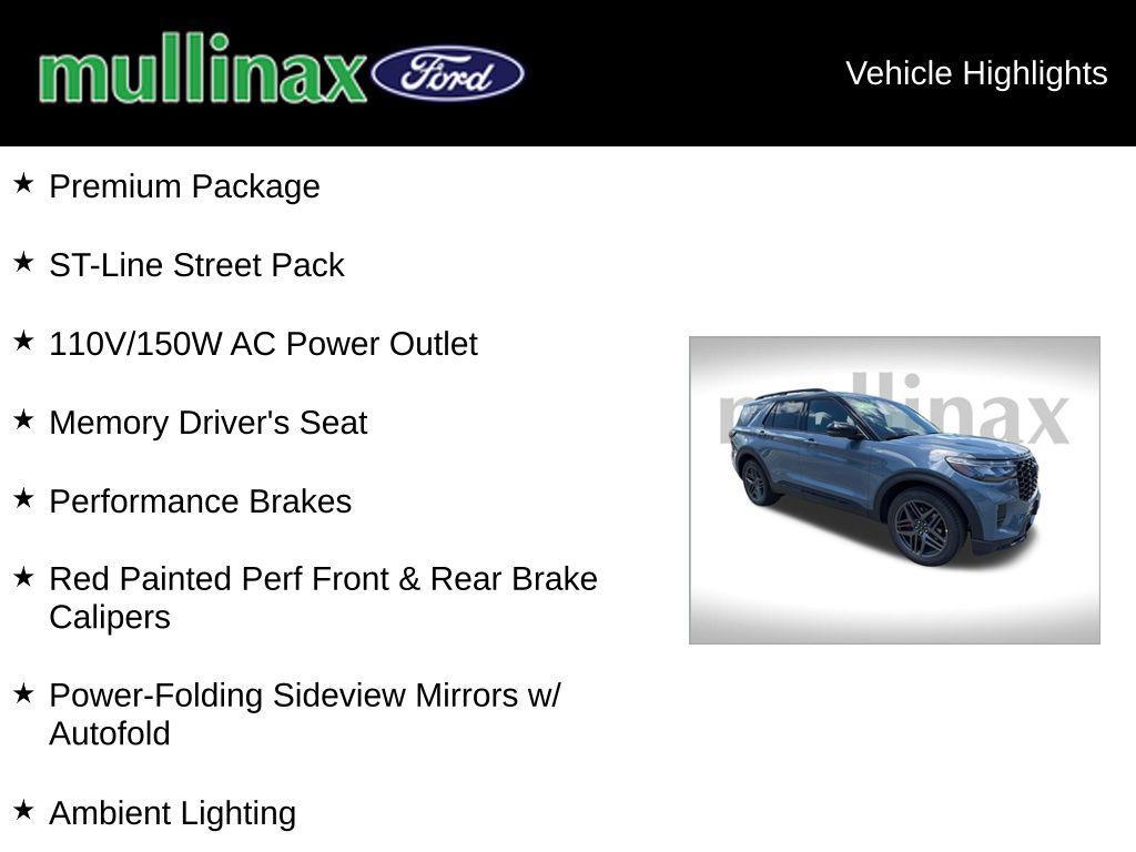 new 2025 Ford Explorer car, priced at $46,971