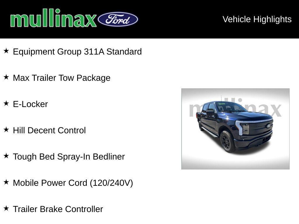new 2025 Ford F-150 Lightning car, priced at $57,070
