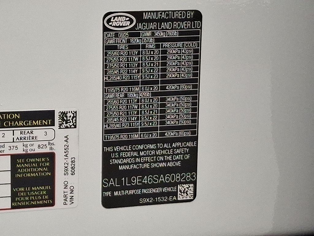 new 2025 Land Rover Range Rover Sport car, priced at $104,155