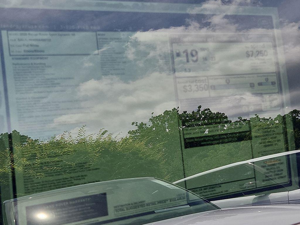 new 2025 Land Rover Range Rover Sport car, priced at $122,445