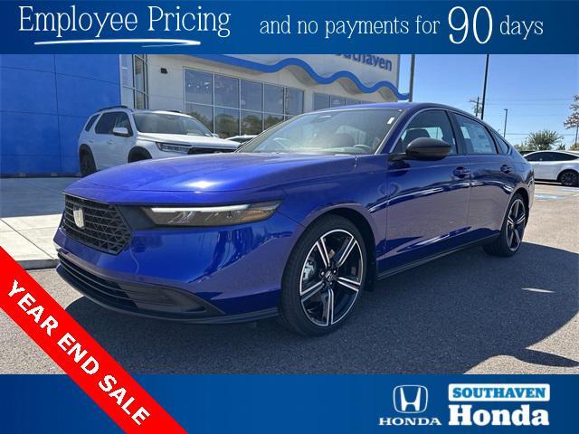 new 2024 Honda Accord Hybrid car, priced at $33,448