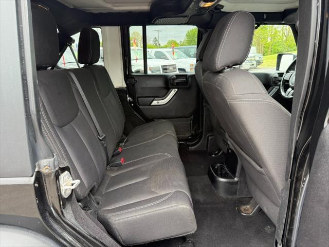 used 2015 Jeep Wrangler Unlimited car, priced at $14,900