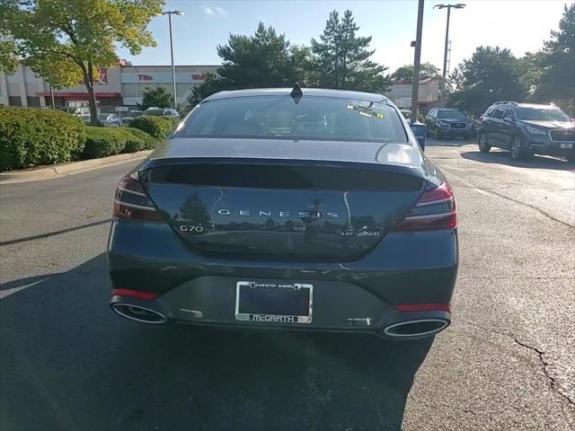 used 2022 Genesis G70 car, priced at $32,250