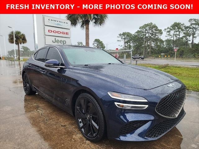 used 2022 Genesis G70 car, priced at $33,333