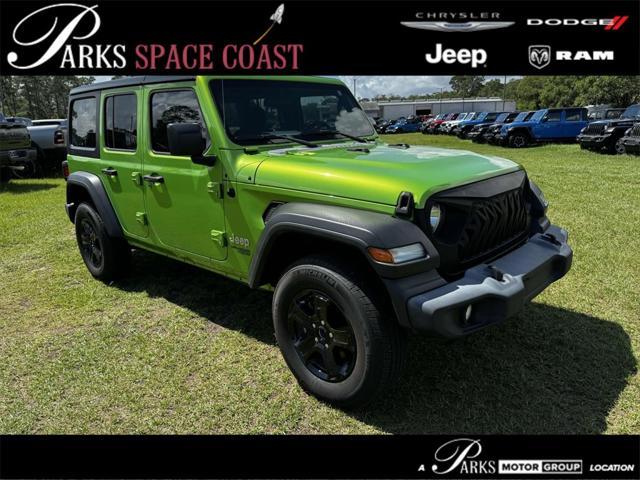 used 2020 Jeep Wrangler Unlimited car, priced at $32,555