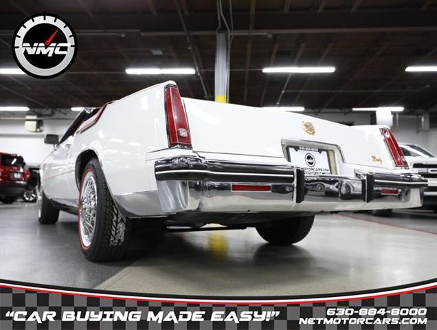 used 1985 Cadillac Eldorado car, priced at $30,500