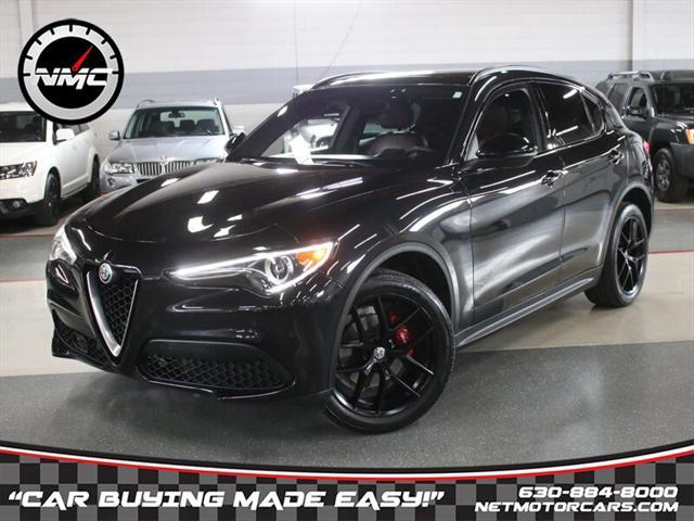 used 2018 Alfa Romeo Stelvio car, priced at $21,550