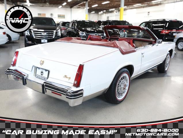 used 1985 Cadillac Eldorado car, priced at $33,950