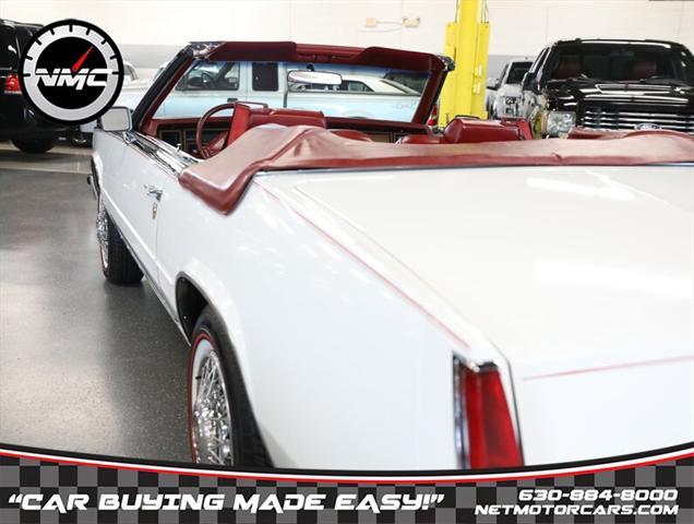 used 1985 Cadillac Eldorado car, priced at $36,950