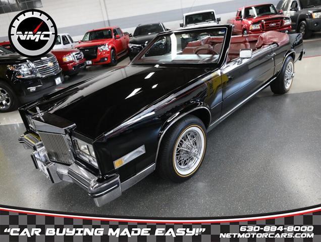 used 1985 Cadillac Eldorado car, priced at $37,950