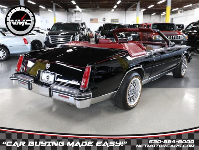 used 1985 Cadillac Eldorado car, priced at $37,950